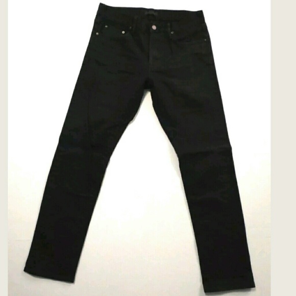 uniqlo selvedge black